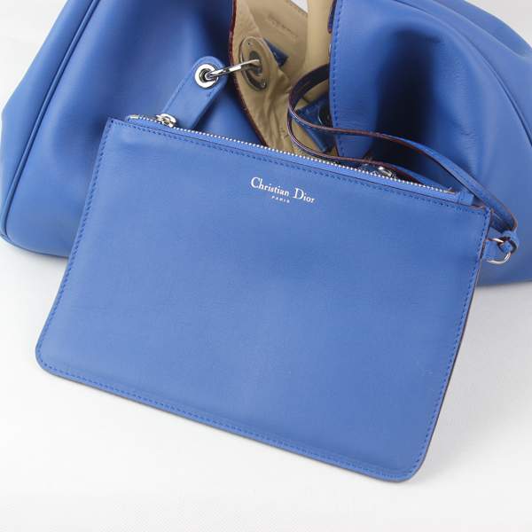 2012 New Arrival Christian Dior Diorissimo Original Leather Bag - 44373 Blue